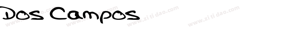 Dos Campos字体转换